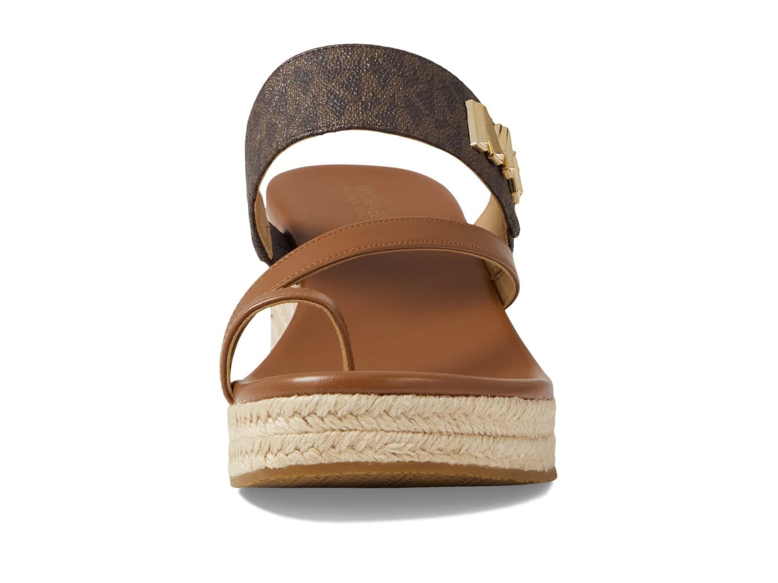 Michael Kors Women's Jilly Espadrille Platform Wedge Sandals NWB Size 9.5 Brown - Thumbnail 2