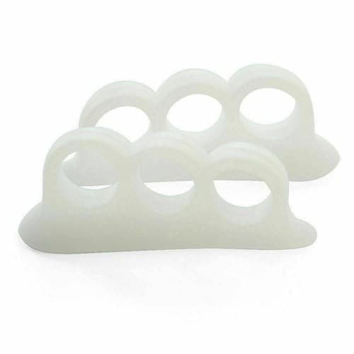 4 Pcs Toe Straightener Aid Pain Relief Hammer Claw Mallet Soft Gel Toe Separator - Thumbnail 4
