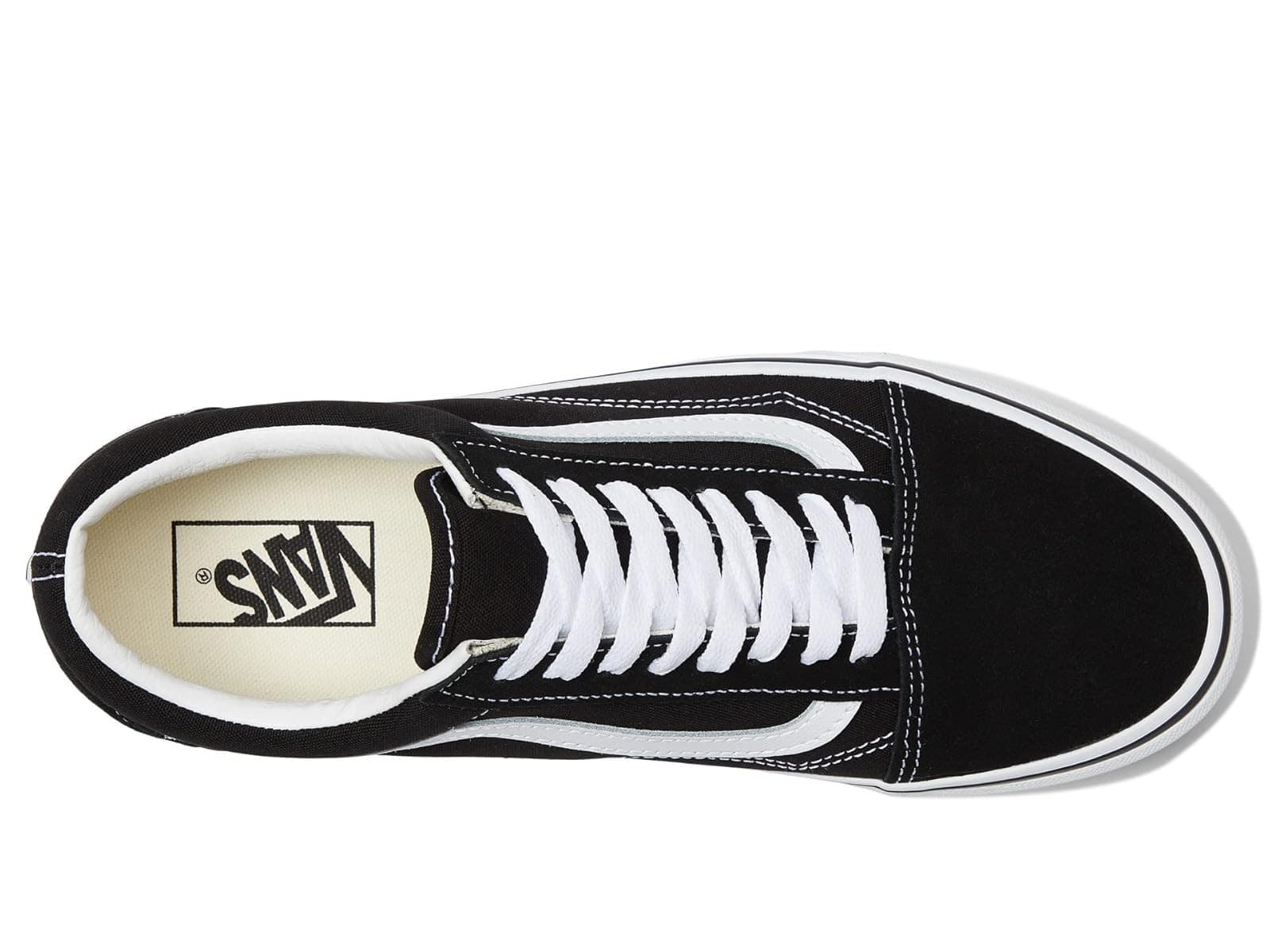 Vans UA Old Skool Stackforms, Black/True White, 10.5 US Women/9 US Men - Thumbnail 5