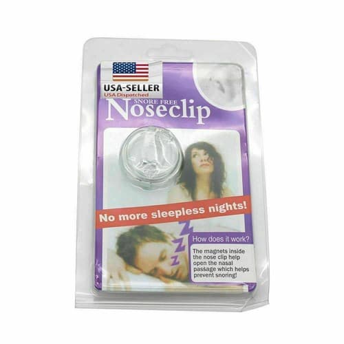 Silicone Magnetic High-Quality Anti Snore Apnea Guard Sleeping Aid Nose Clip - Thumbnail 6