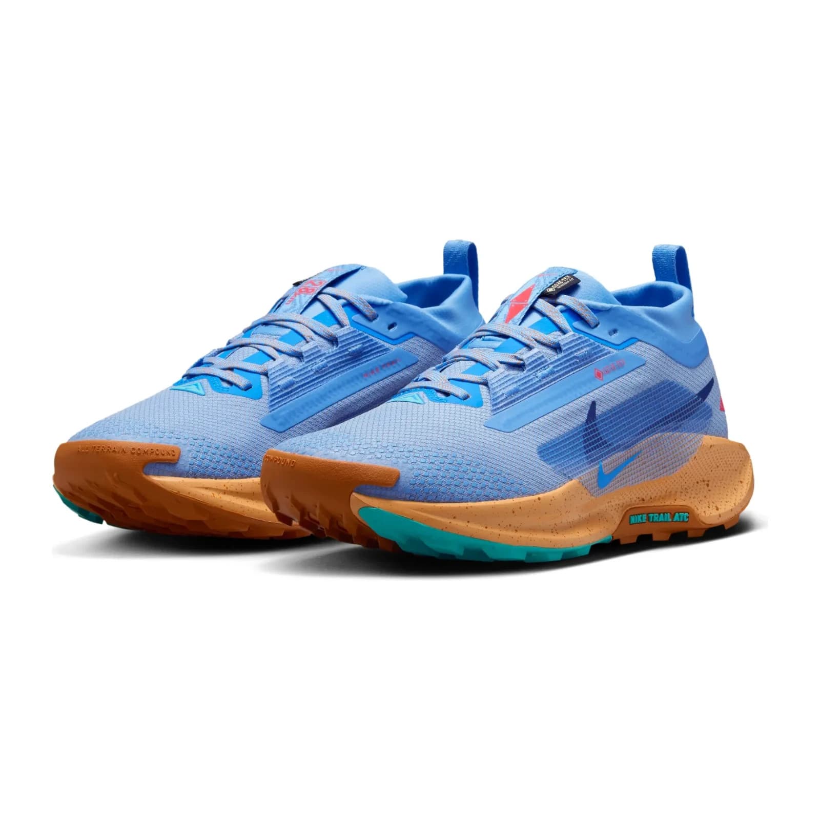 Size 9.5 Nike Pegasus Trail 5 Gore-Tex Blue Beyond Copper Moon Monarch Blue - Image 1