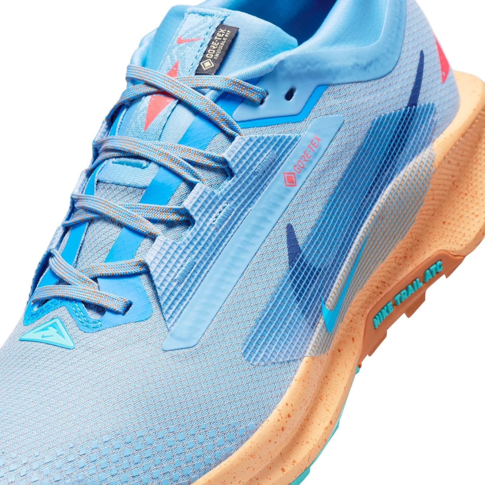 Size 9.5 Nike Pegasus Trail 5 Gore-Tex Blue Beyond Copper Moon Monarch Blue - Thumbnail 4