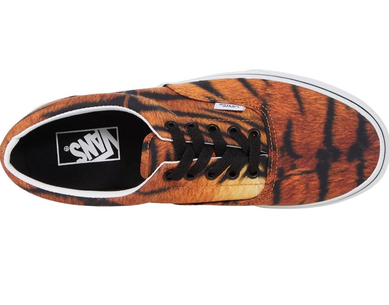 Vans Men's Era Sneaker Tiger True White Size 4 Men/5.5 Women - Thumbnail 6
