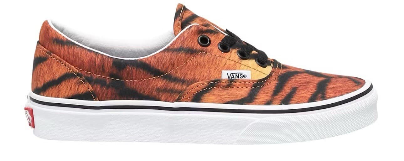 Vans Men's Era Sneaker Tiger True White Size 4 Men/5.5 Women - Thumbnail 2
