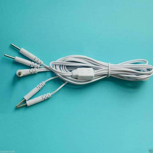 20 PCS ELECTRODE LEAD WIRES Cables for Digital Massager TENS 3.5 mm with 4 pins - Thumbnail 4