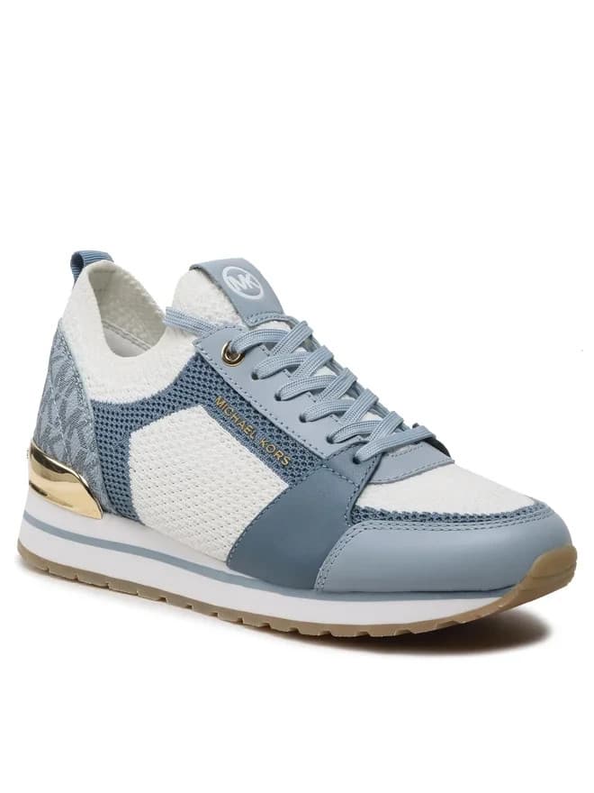 Billie Knit Trainer Pale Blue Multi Women's Lace up casual Shoes Sz 7.5 M - Thumbnail 3