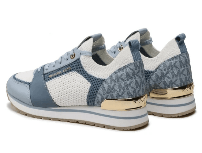 Billie Knit Trainer Pale Blue Multi Women's Lace up casual Shoes Sz 7.5 M - Thumbnail 5