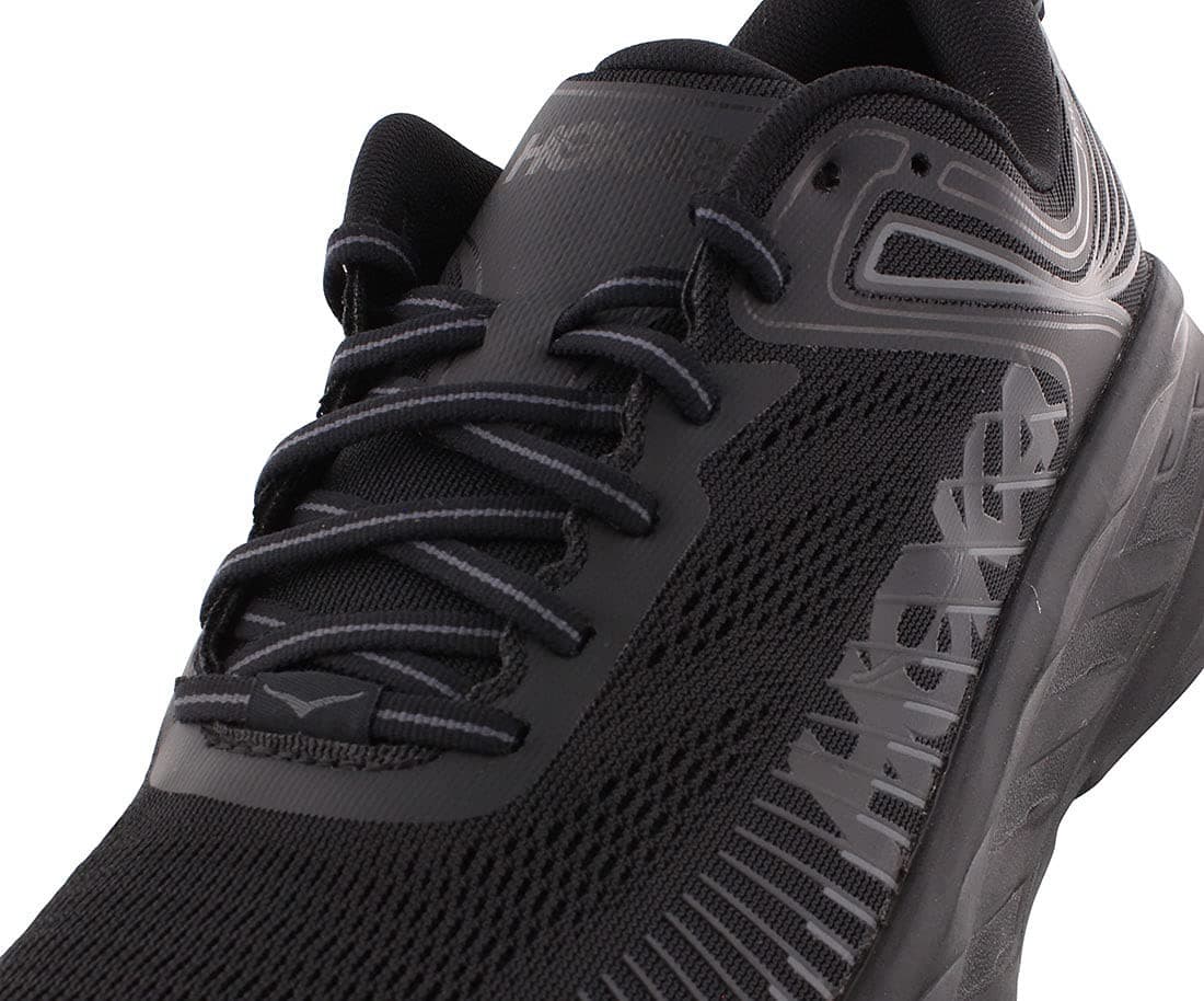 Hoka One One Bondi 7 Size 8 M Black Mens Running Shoes - Thumbnail 5