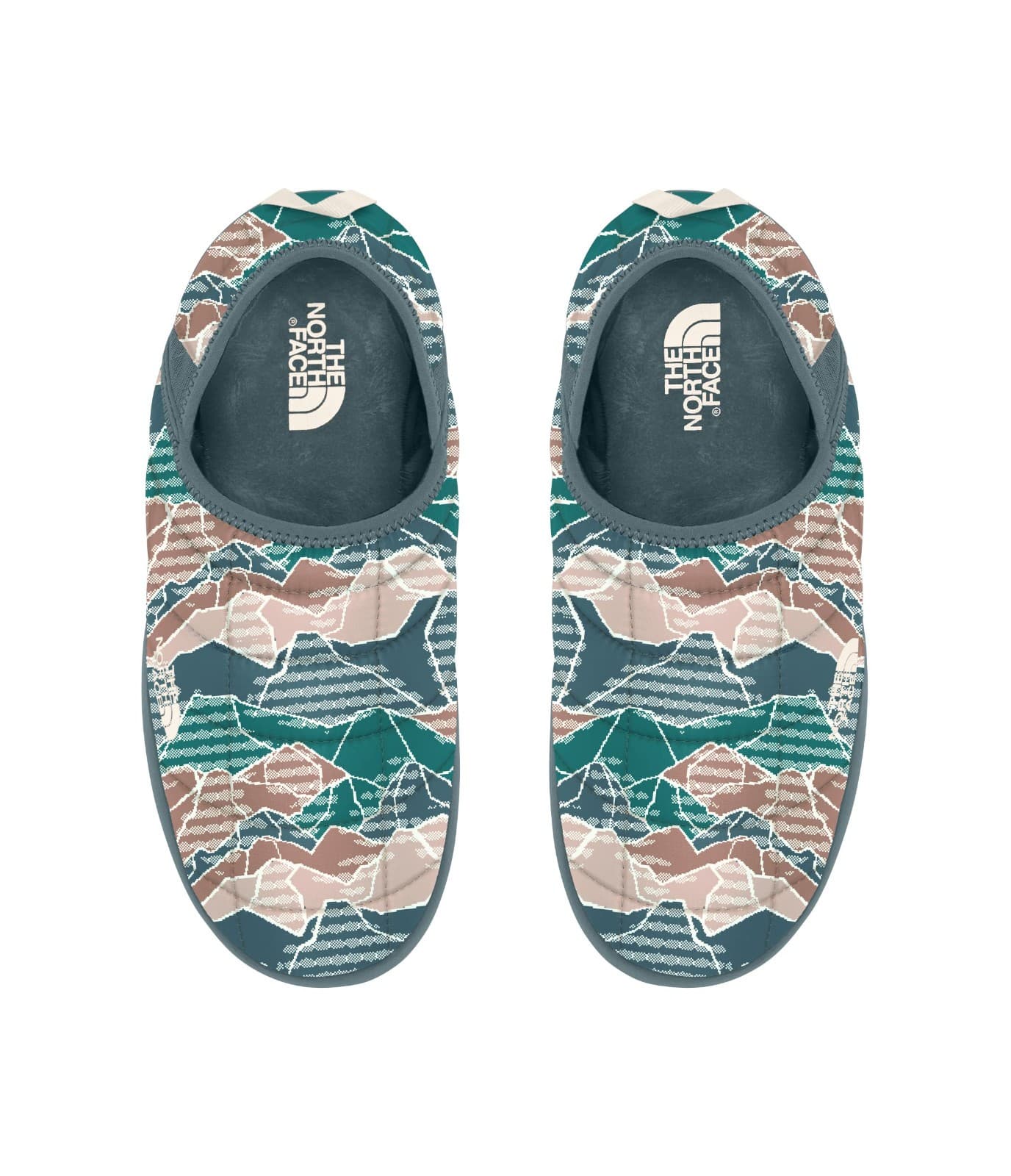 The North Face Women's THERMOBALL Traction Green/Camo/Goblin Blue 7 M - Thumbnail 2