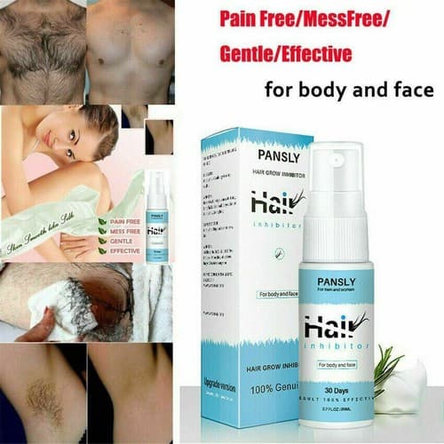 Pansly Herbal Gentle Hair Removal Spray Nourish Permanent Hair Growth Inhibitor - Thumbnail 5
