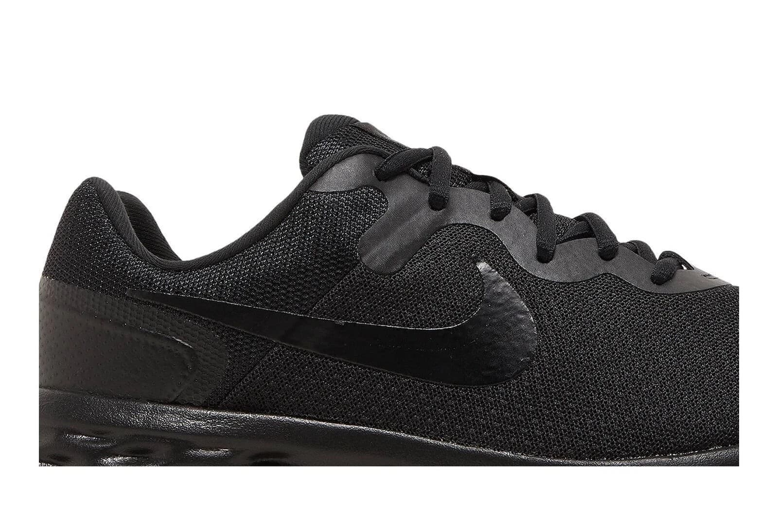 Nike Revolution 6 'Black Dark Smoke Grey' DC3728-001 Men's Running Shoes 9 M - Thumbnail 4