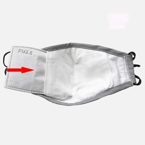 Reusable Cotton Mouth Cover Washable Cloth Face Mask 2 PM 2.5 Carbon Filters - Thumbnail 10