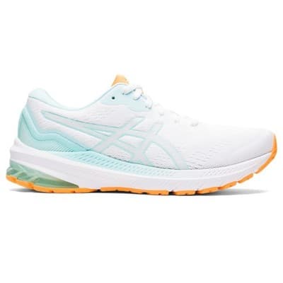 ASICS GT-1000 11 Women's Running Shoes White/Clear Blue Size 8 US - Thumbnail 2