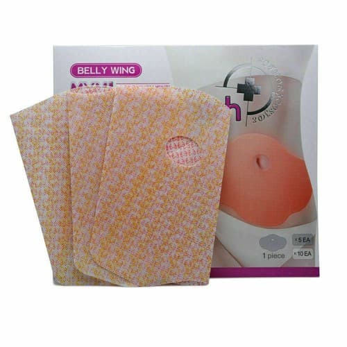 100 Pcs MYMI Korea Wonder Belly Abdomen Burn Fat Wing Weight Lose Slimming Patch - Thumbnail 5