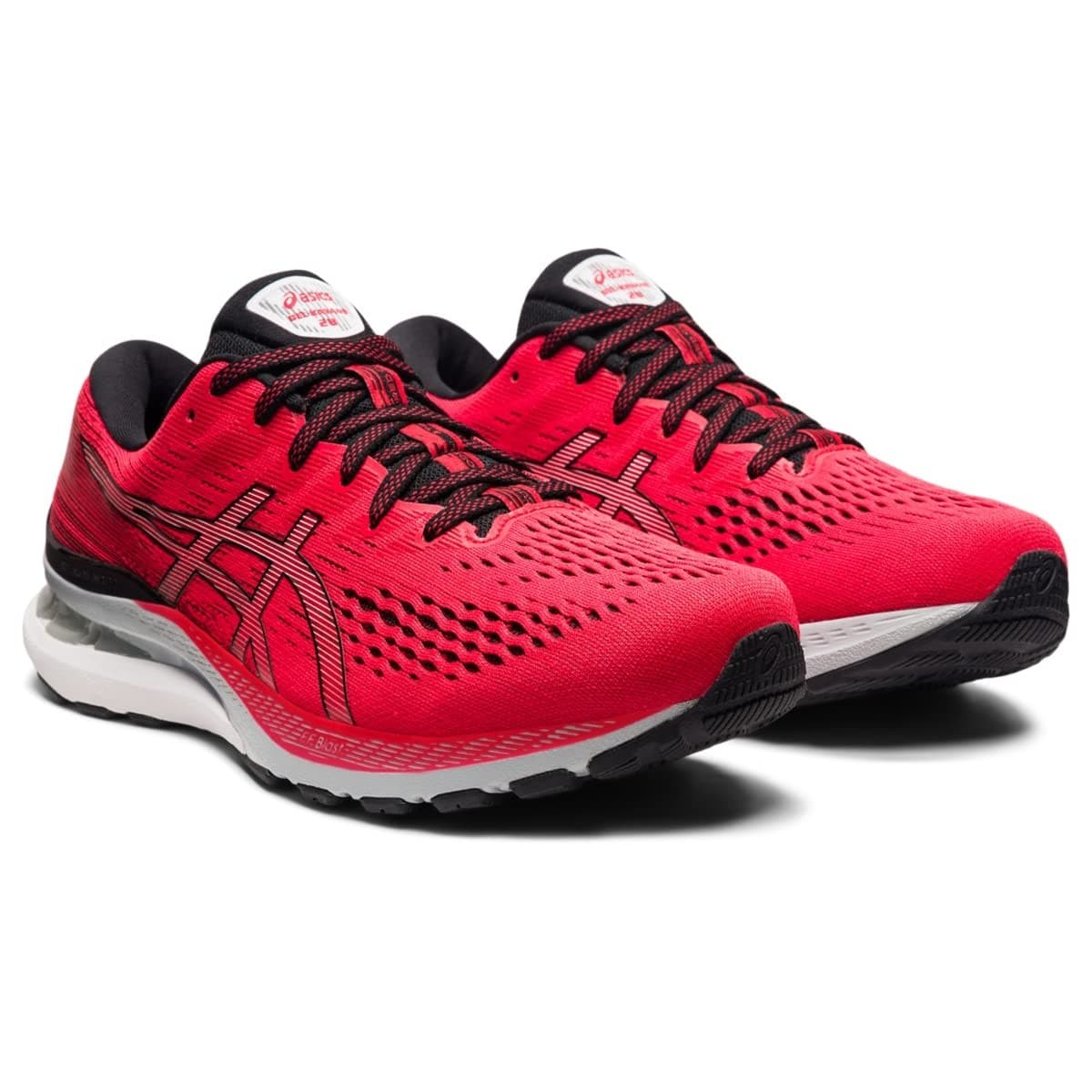 ASICS Men's Gel-Kayano 28 Running Shoes, Electric Red/Black 10.5 M - Image 1