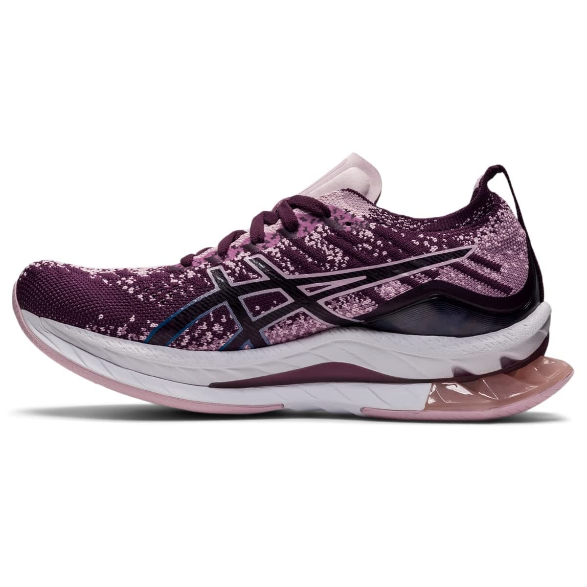 ASICS Women's Kinsei Blast Running Shoe,DEEP Plum/Barely Rose 5.5 US - Thumbnail 3