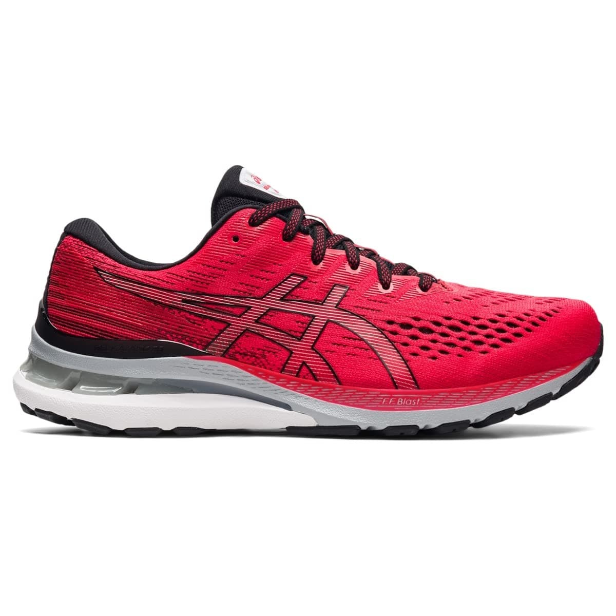 ASICS Men's Gel-Kayano 28 Running Shoes, Electric Red/Black 10.5 M - Thumbnail 2