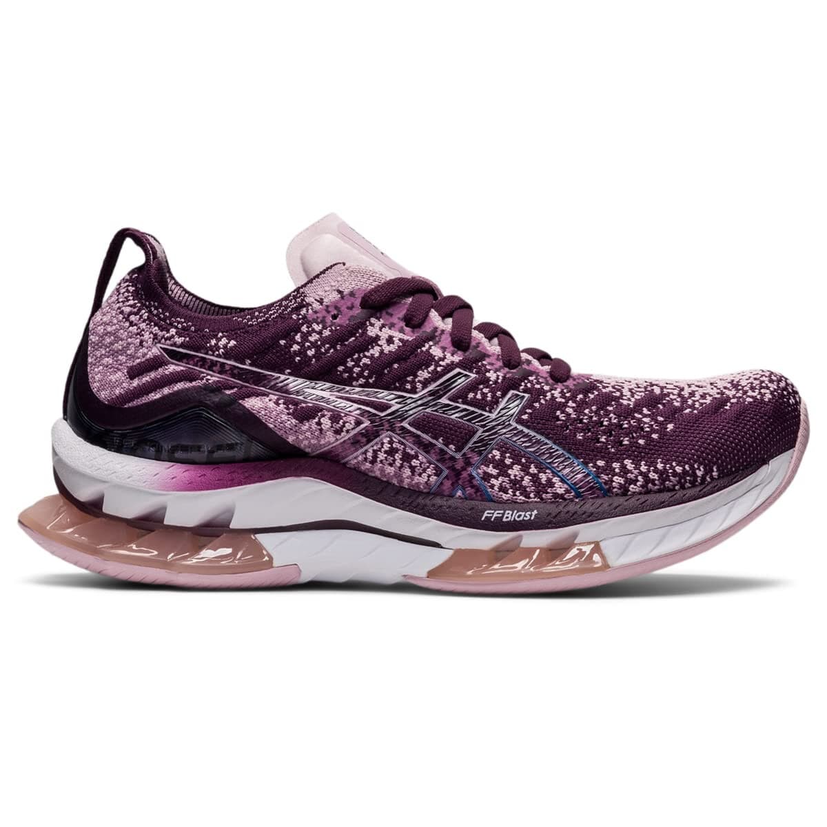 ASICS Women's Kinsei Blast Running Shoe,DEEP Plum/Barely Rose 5.5 US - Thumbnail 2