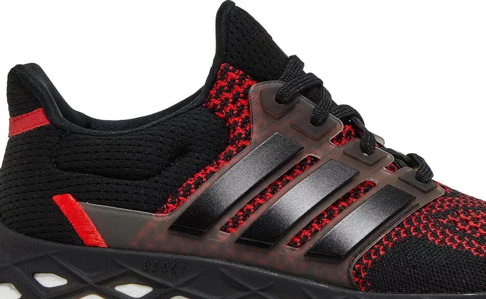 Adidas Ultraboost Web Alphaskin Black/Black/Vivid Red Men's 8 , Women's 9 M - Thumbnail 7