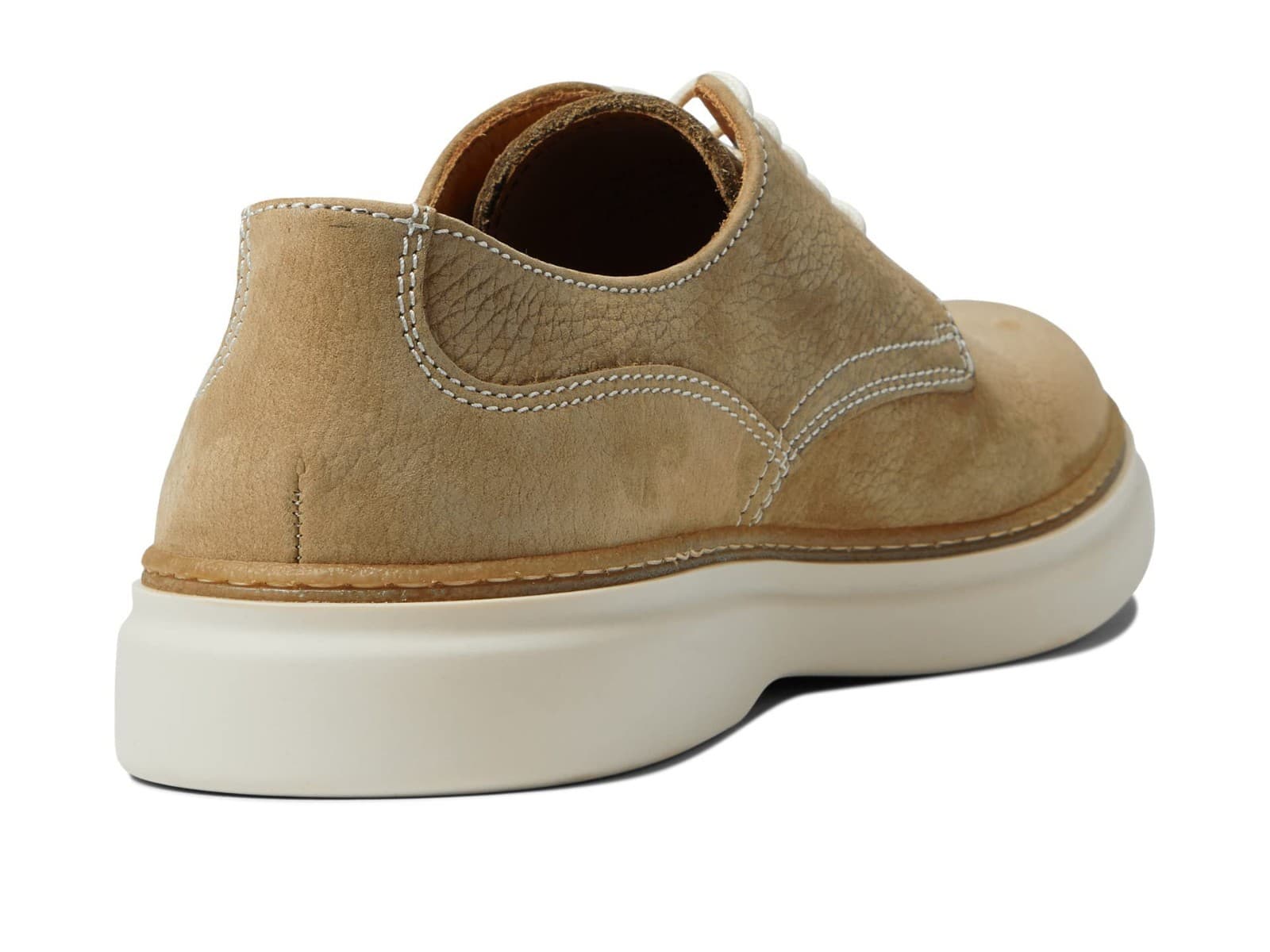 Bruno Magli Sandro Men's Oxford Shoes US 11 M Beige Nubuck Leather Made in Italy - Thumbnail 3