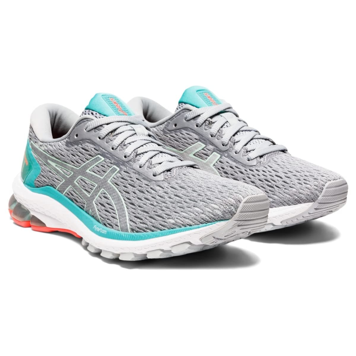 ASICS GT-1000 9 Women's Running Shoes Piedmont Grey/Bio Mint Size 9 US - Image 1
