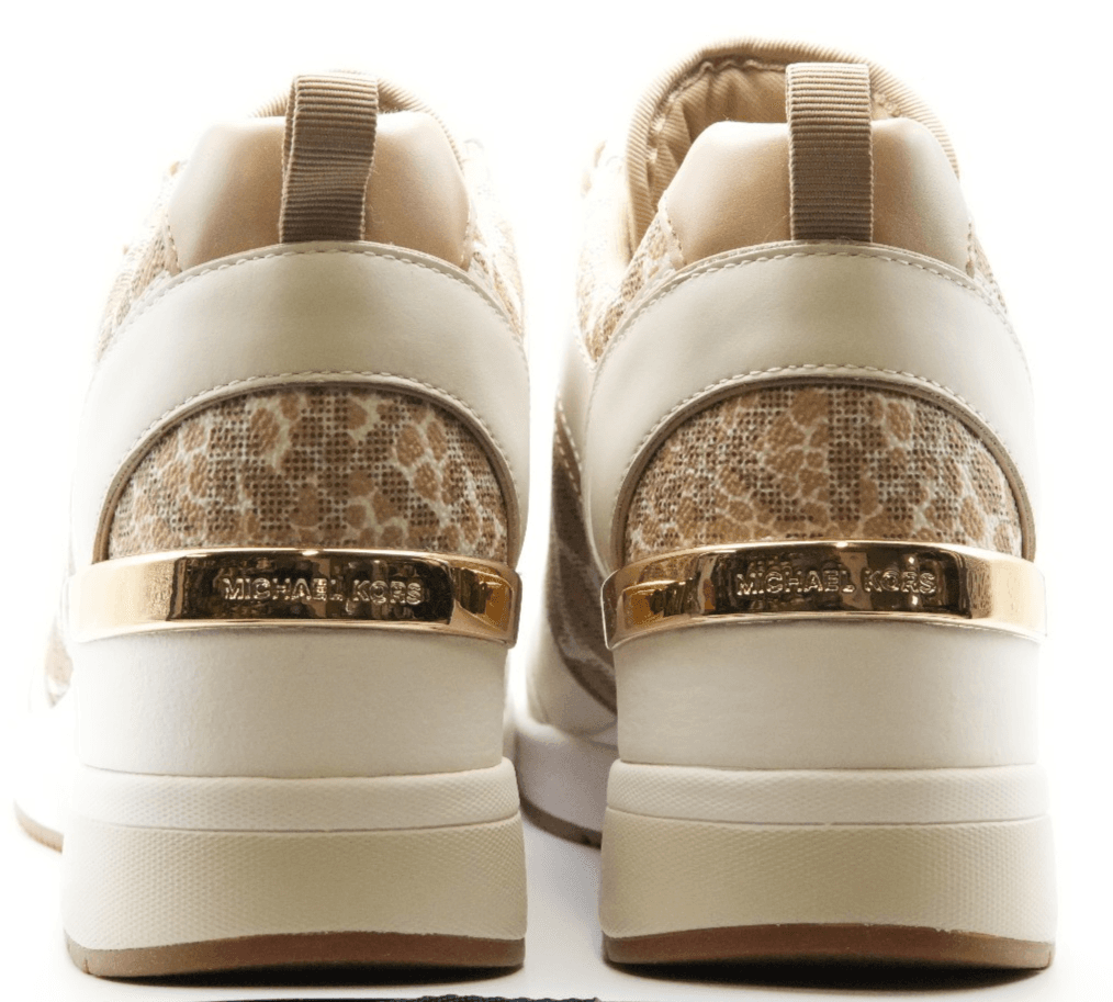 Michael Kors Georgie Trainer Shoes Womens Leopard signature 8.5 M - Thumbnail 4