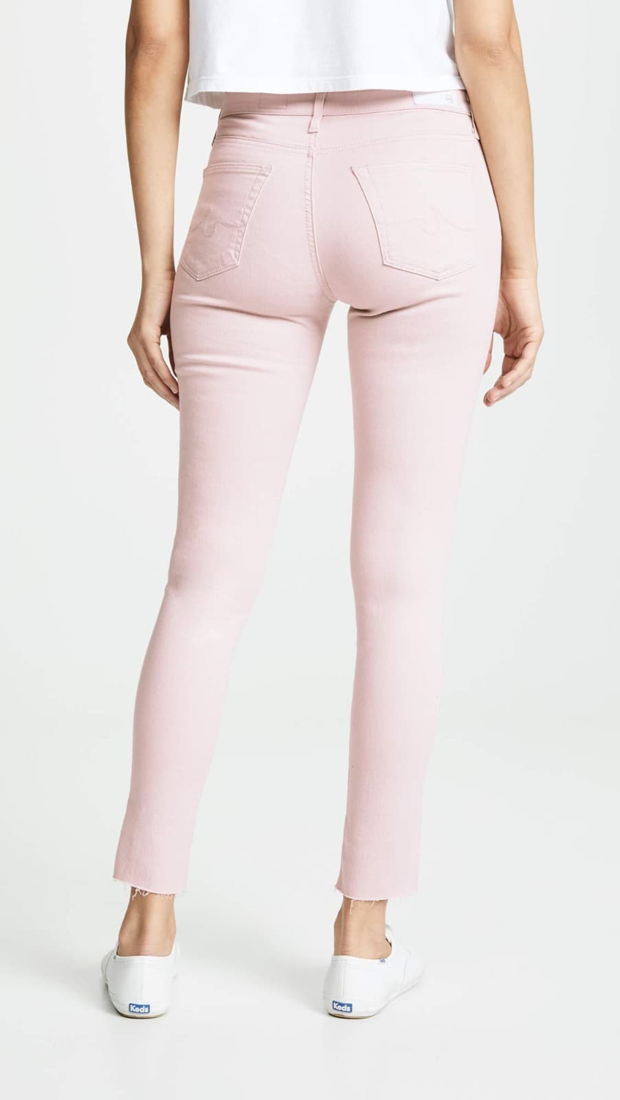 AG Women’s The Legging Ankle Super Skinny Jeans Peaked Pink Denim Size 30 NWT - Thumbnail 3