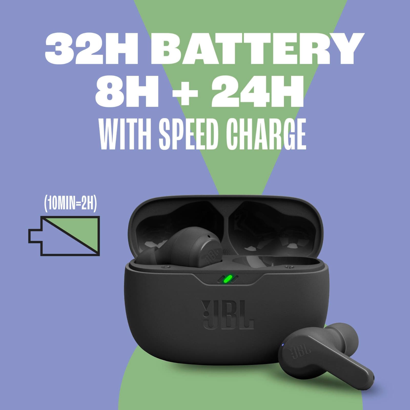 JBL Vibe Beam -Authentic True Wireless JBL Deep Bass Sound Earbuds Bluetooth 5.2 - Thumbnail 3