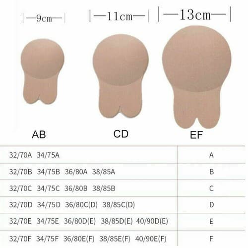 4 PC Silicone Bra Push Up Breast Lift Self Adhesive Strapless Invisible Pasties - Thumbnail 2