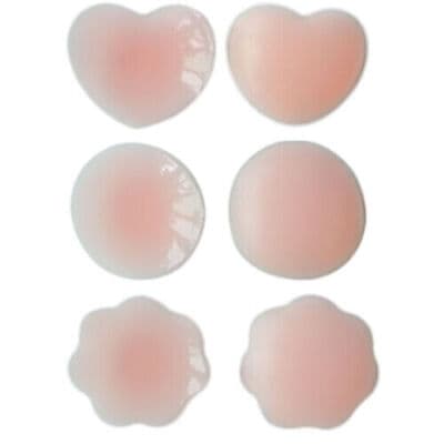 5 Pairs Nippleless Cover Pasties Women Reusable Adhesive Silicone Nipple Round - Thumbnail 6