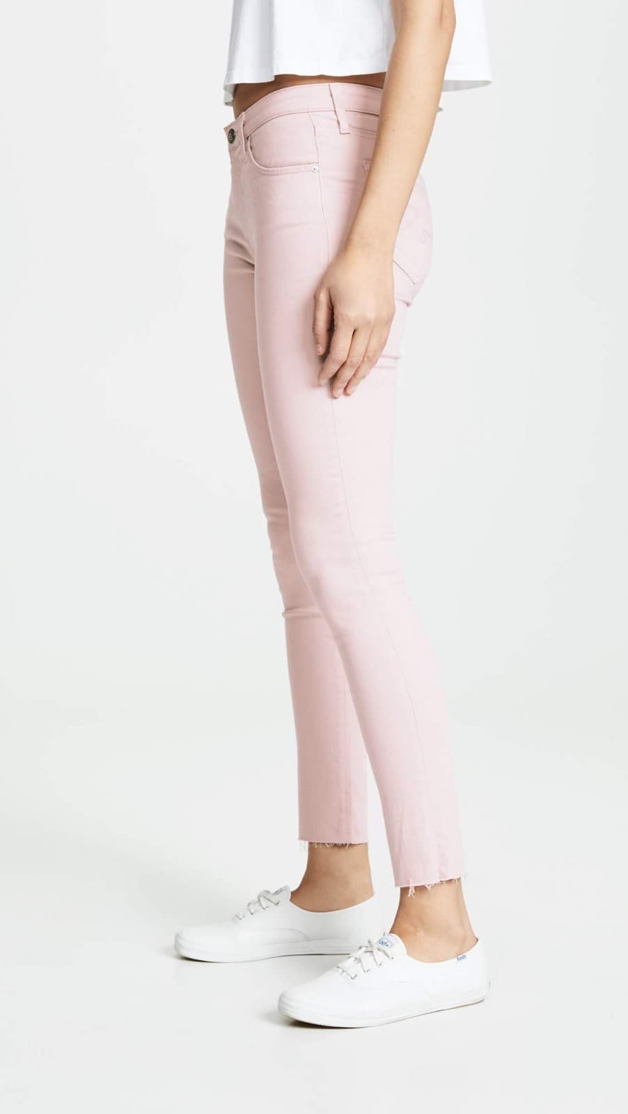 AG Women’s The Legging Ankle Super Skinny Jeans Peaked Pink Denim Size 30 NWT - Thumbnail 5
