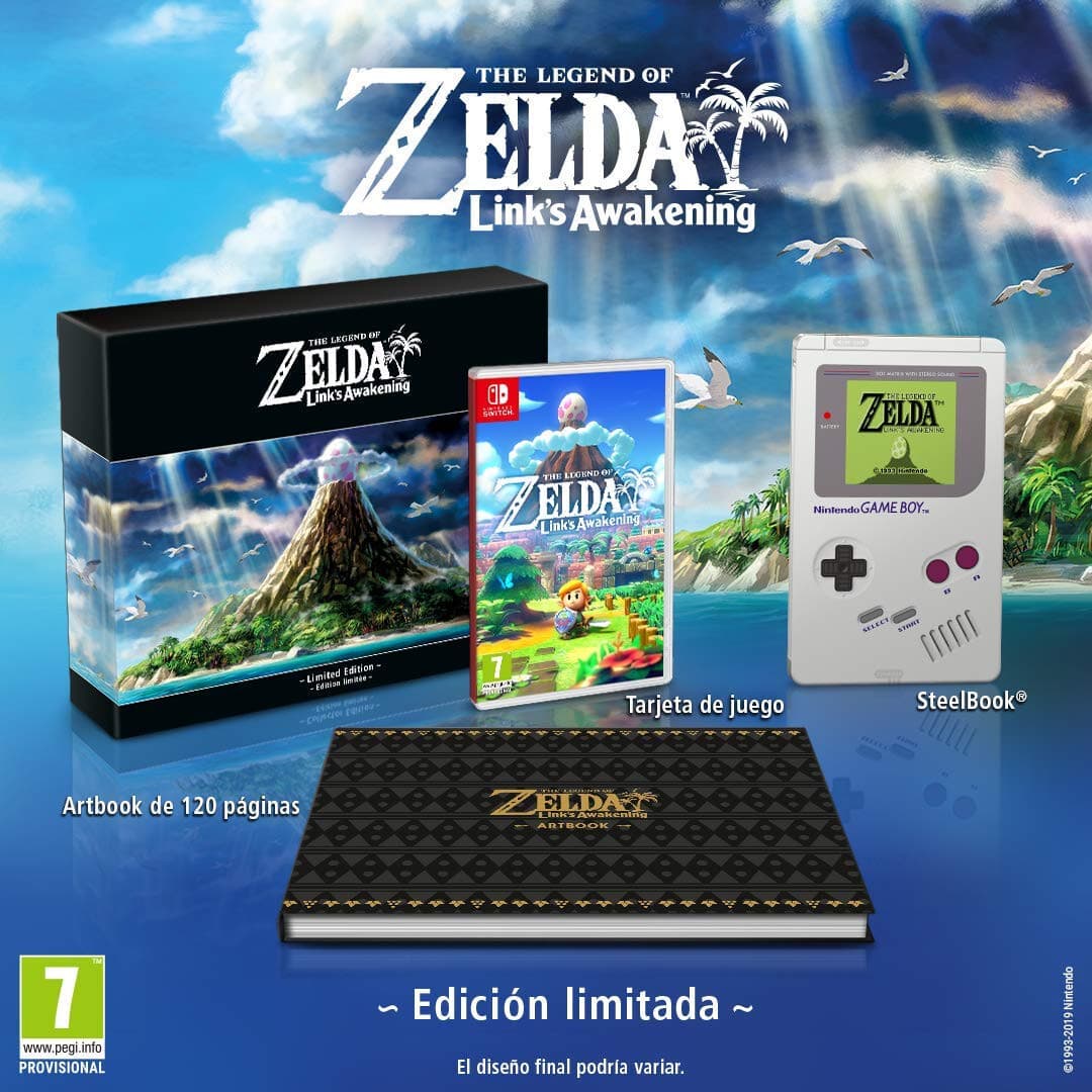 Nintendo Switch ZELDA LINKS AWAKENING Limited Edition REGION FREE PAL Link's - Thumbnail 3
