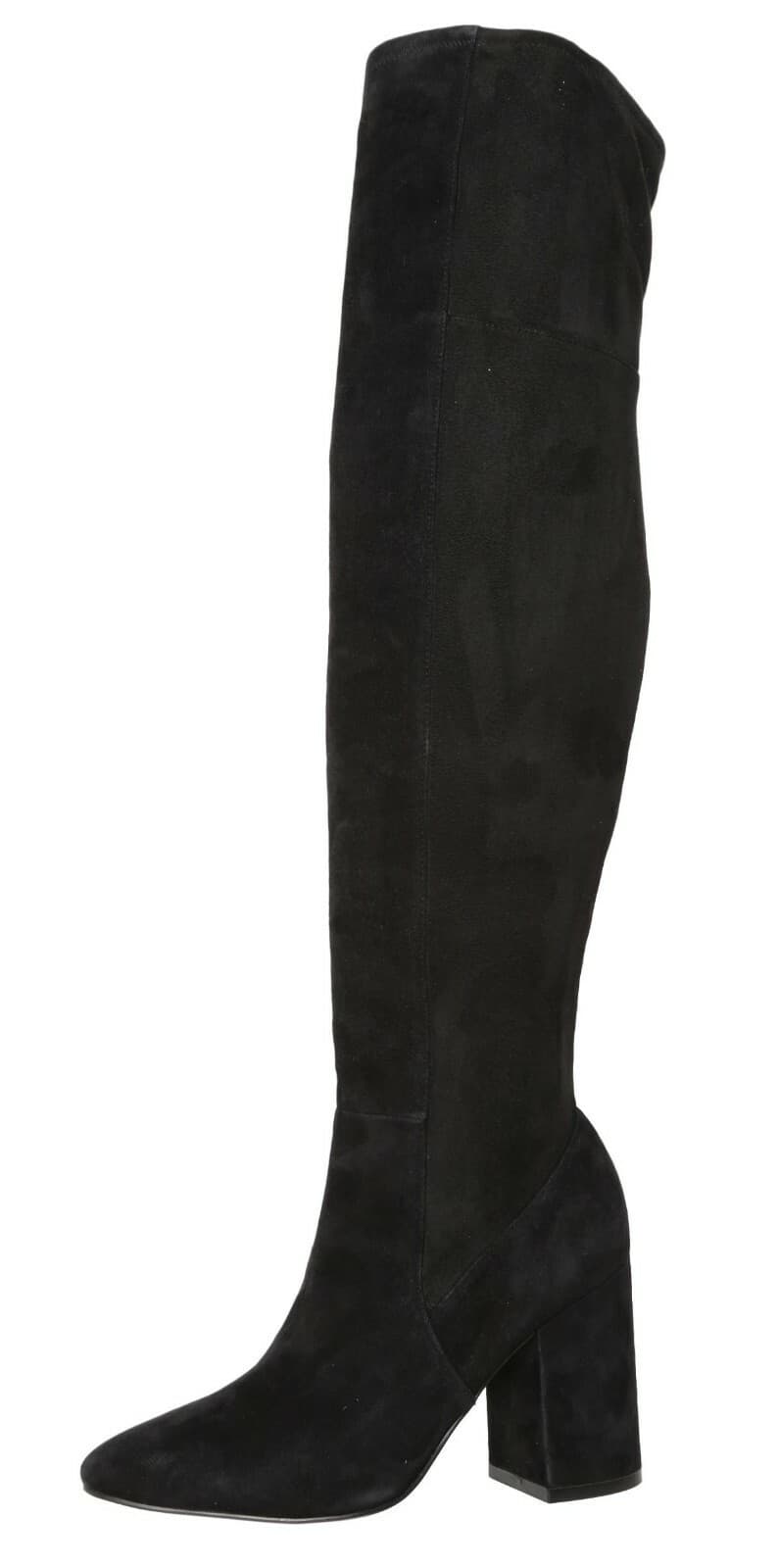 Cole Haan Women's Darla Otk Boot Over the Knee Black Suede W06087 Size 8.5 B - Thumbnail 2