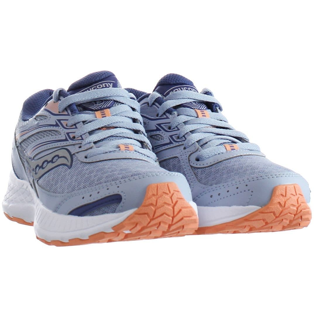 Saucony Versafoam Cohesion 13 Blue Mist/Melon Women's Running Shoes Size 8 M - Thumbnail 2