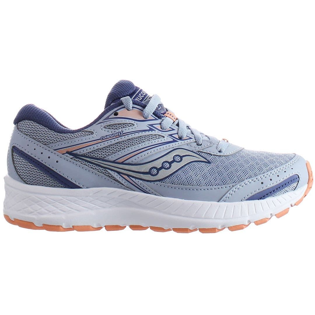 Saucony Versafoam Cohesion 13 Blue Mist/Melon Women's Running Shoes Size 8 M - Thumbnail 3