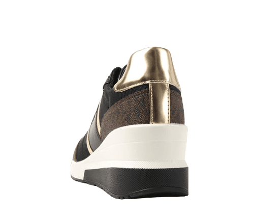 MICHAEL KORS Black/BROWN WOMENS TENNIS SHOE SIZE 7- 43S2MAFSCD BLK - Thumbnail 5