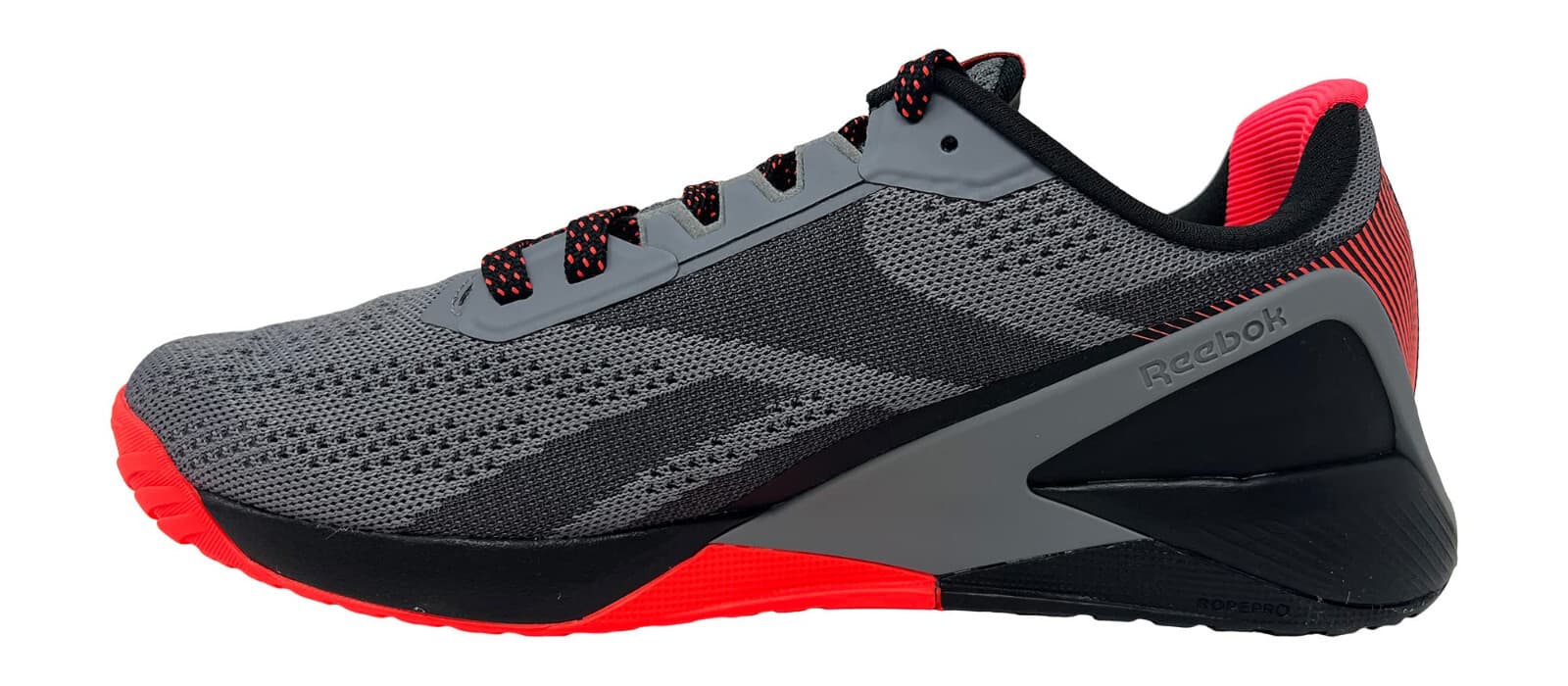 REEBOK NANO X1 TR MENS Cross Trainer Core Black/Pure Grey /Orange Flare 11 US - Thumbnail 3