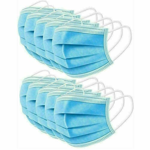50 Pcs Non-Medical Disposable 3-Ply Earloop Mouth Cover Face Mask New in The box - Thumbnail 5