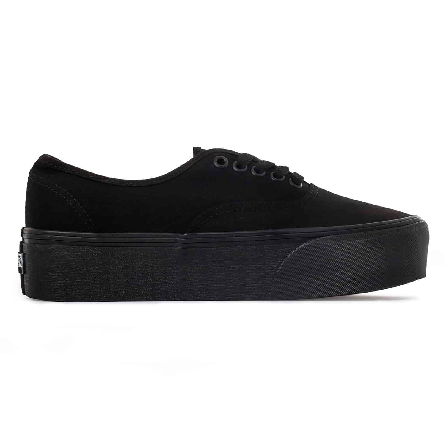 Vans Authentic Stackform Platform Shoe Sneaker Black Men 7/ Women 8.5 - Thumbnail 2