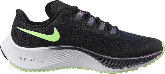 Nike Air Zoom Pegasus 37 Black/White-Green -Anthracite Shoes Woman Size 8 US - Image 1
