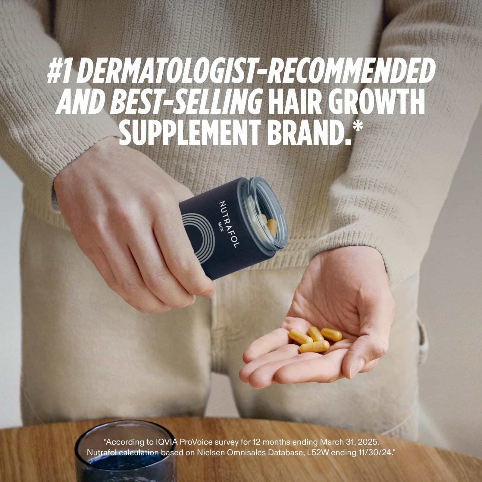 NUTRAFOL Men’s AUTHENTIC Hair Growth 2 Bottle 120 Pill each 2month supply - Thumbnail 9