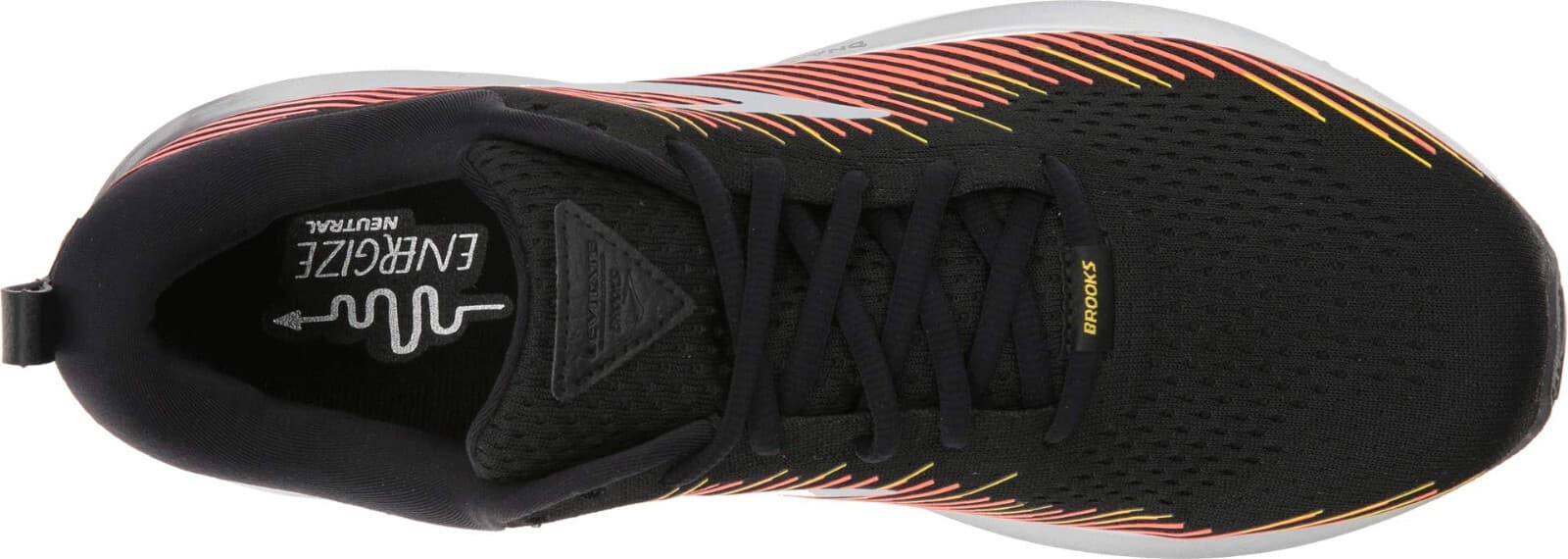 Brooks Levitate Men's Running Shoes Black/Red/Orange 8.5 US - Thumbnail 3
