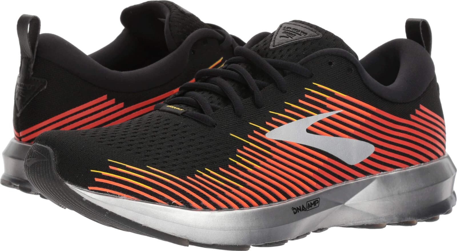 Brooks Levitate Men's Running Shoes Black/Red/Orange 8.5 US - Thumbnail 5