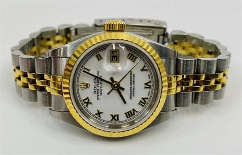 ROLEX OYSTER DATEJUST AUTOMATIC LADY'S WATCH REF.79173 BOX & PAPERS - Thumbnail 11