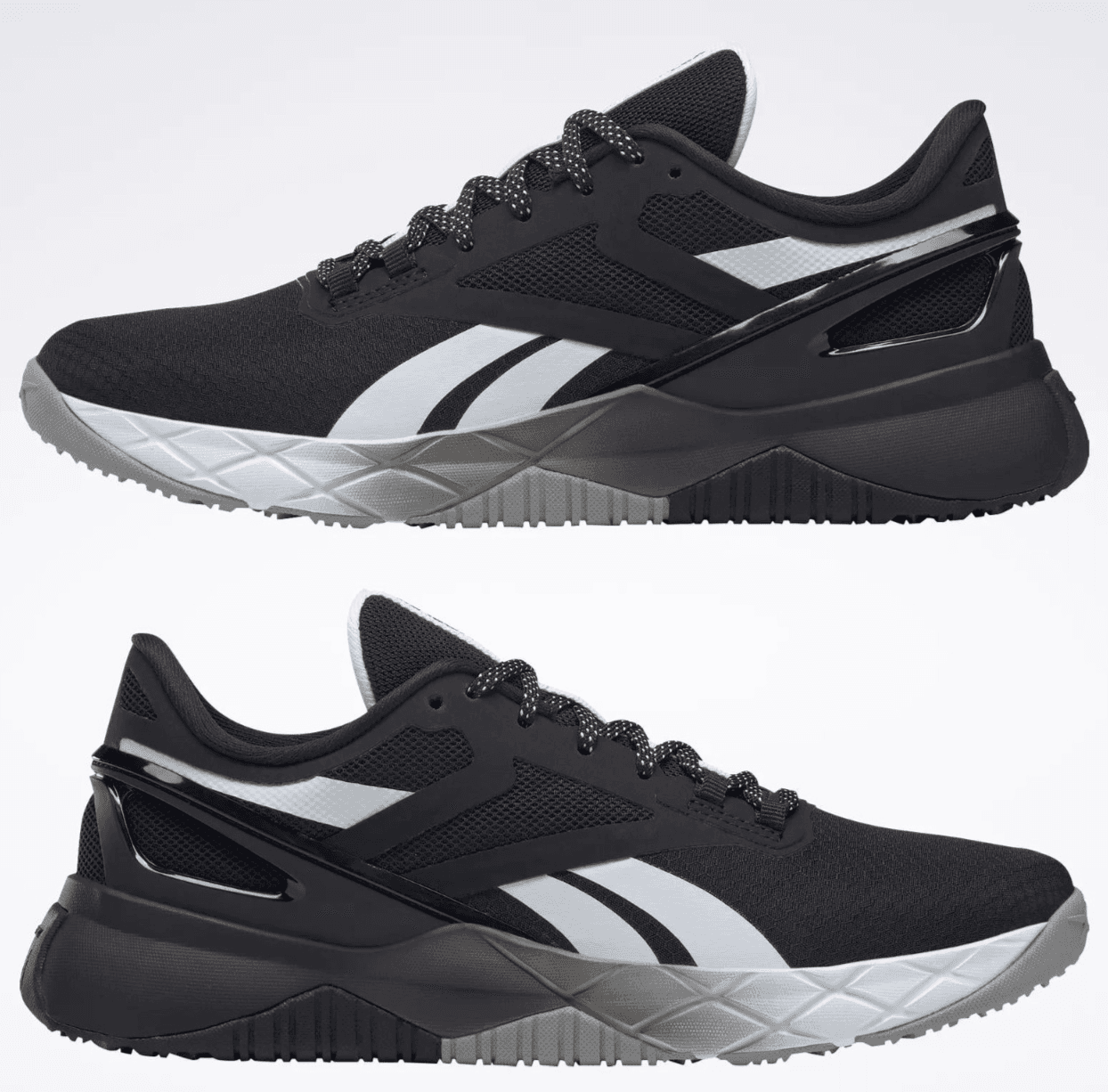 Reebok Unisex Sneaker Nanoflex Parafit TR GX4068 Training Black Grey Size 7.5 M - Thumbnail 4