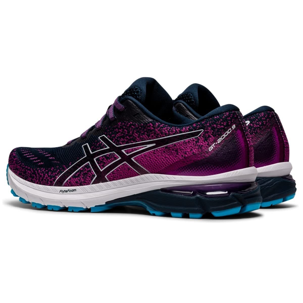 ASICS GT 2000 9 Knit Women 's Running shoes French Blue/White Size 7 M - Thumbnail 5
