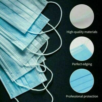 Disposable 3-Ply Non-Medical Earloop Mouth Cover Face Mask with Box 500 Pcs - Thumbnail 3