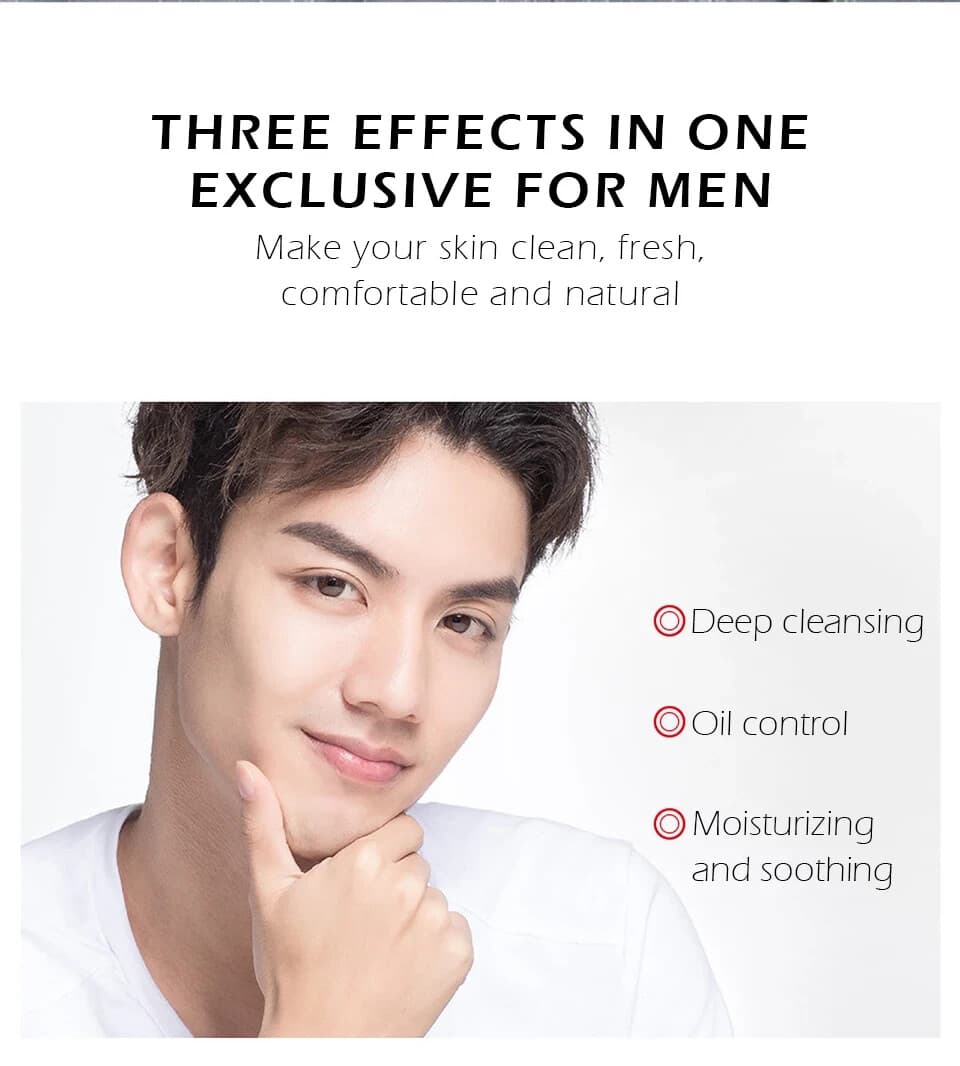 Men’s Deep Clean Face Wash – Oil Control, Acne & Blackhead Remover, Moisturizing - Thumbnail 10