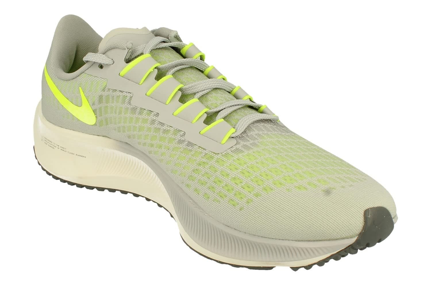 Nike Air Zoom Men's Pegasus 37 Grey Fog VoltSmoke Grey sail Running Shoe Size 12 - Thumbnail 4