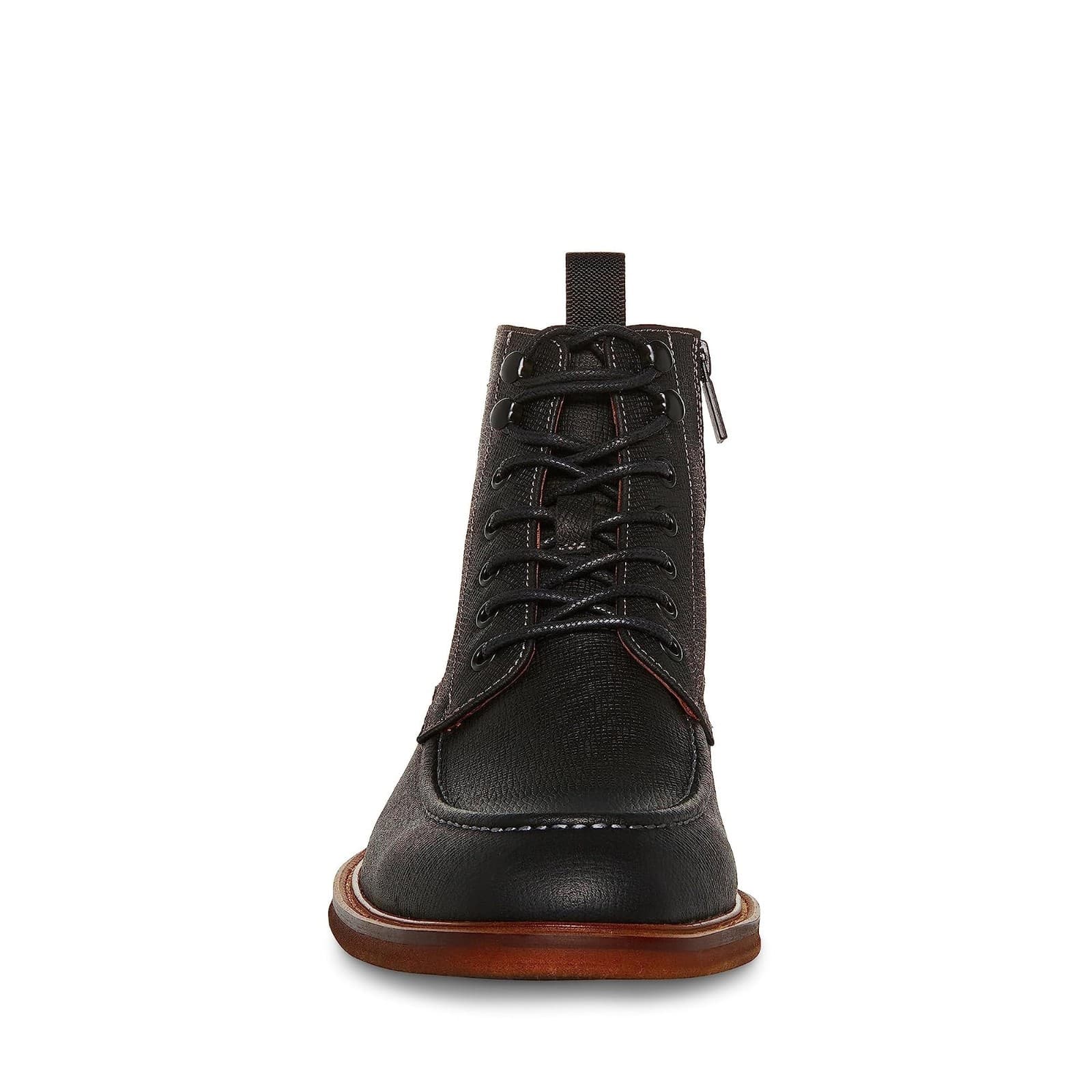 Steve Madden Holger Men's Boot Black Leather 10.5 M - Thumbnail 5